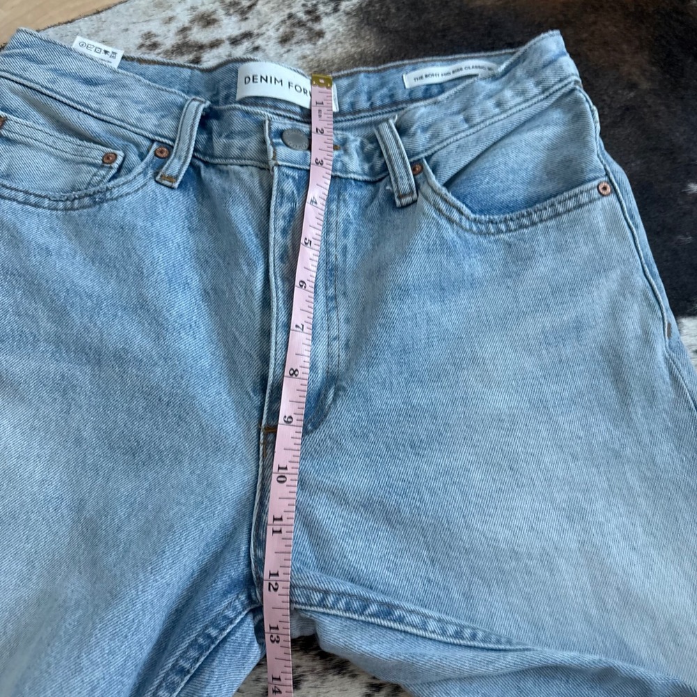 DENIM FORUM The‎ Romy Mod Rise Classic 30L Size 27 - Picture 10 of 11